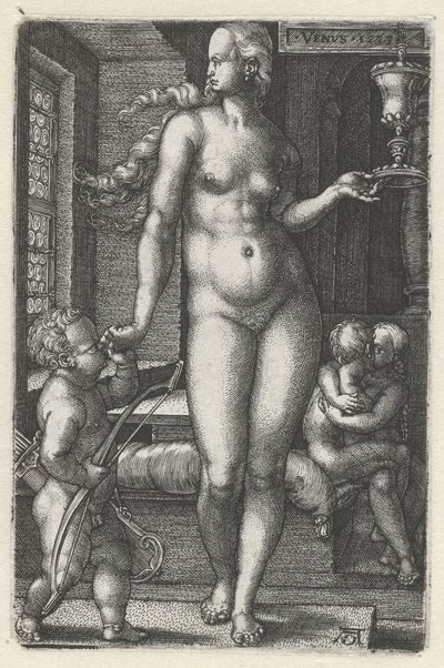 Venus (tittel på objekt) The Seven Planets (serietittel) av Heinrich Aldegrever
