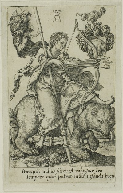 Vrede, fra lastene av Heinrich Aldegrever