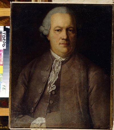 Portrett av A. von Berg par Buchholz, Heinrich (1735-1780) av Heinrich Buchholtz