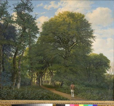 En skogstomt i Charlottenlund. Kveld av Heinrich Buntzen
