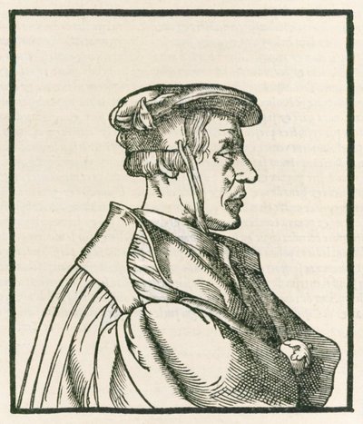 Heinrich Cornelius Agrippa von Nettesheim (1486-1535) tittelsidegravering fra De occulta philosophia libri tres utgitt i 1533. av Heinrich Cornelius Agrippa von Nettesheim