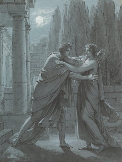 Lais Tar Aristipp av overraskelse, ca. 1801. av Heinrich Friedrich Füger