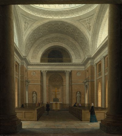Slottskirken Christiansborg, København av Heinrich Hansen (Danish