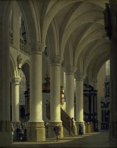 Kirken i St. Mal i Brussel av Heinrich Hansen