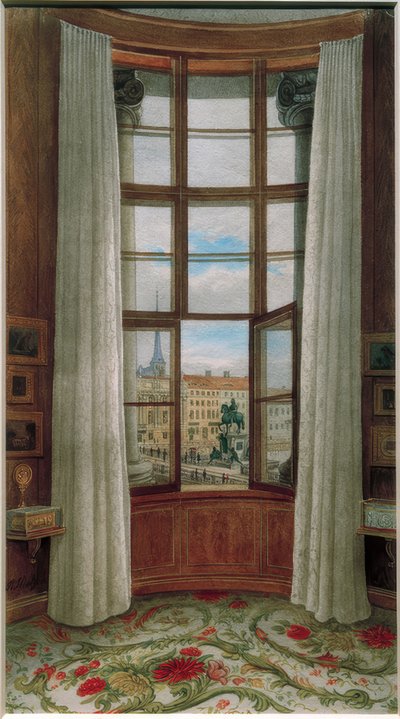 Utsikt fra Berlin City Palace av Heinrich Hintze