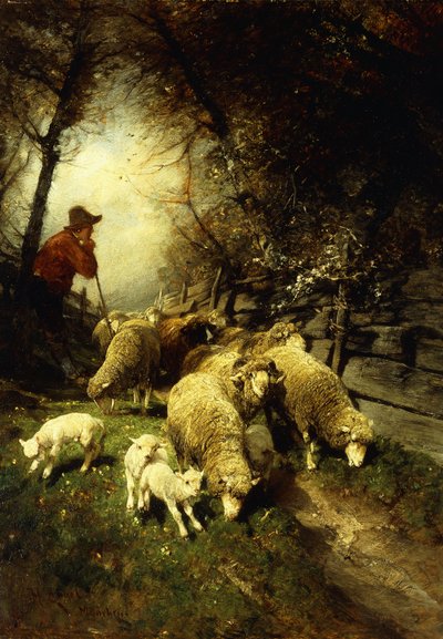 Mellom hager av Heinrich Johann von Zugel