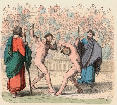 Antikkens Hellas: Boksere av Heinrich Leutemann