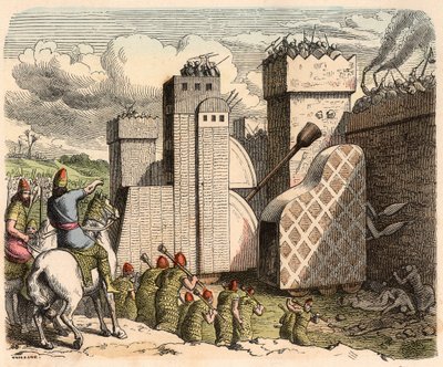 Mesopotamia, Assyria: stormer en festning av Heinrich Leutemann