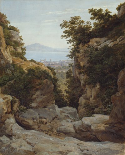 Italiensk landskap av Heinrich Reinhold