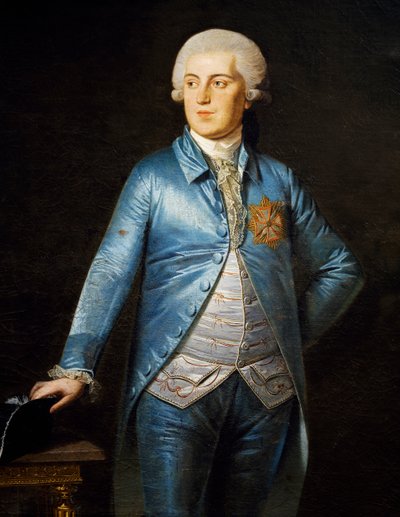 Portrett av Christian VII av Danmark (København av Heinrich Schmidt