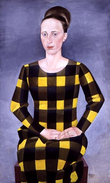 Ingeborg Stegeman, født Krause, kona til kunstneren, 1925 av Heinrich Stegemann