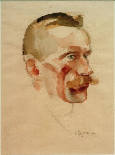 Portrett av Wilhelm Werner, rundt 1926 av Heinrich Stegemann