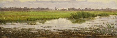 De øvre delene av Alster, ca. 1834-35 (olje på papir montert om bord) av Heinrich Stuhlmann