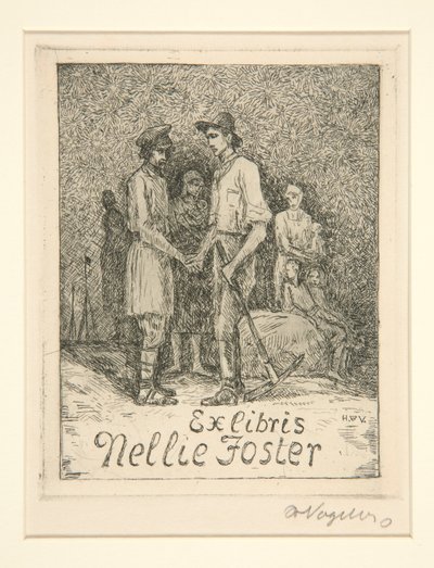 Bokplater av Heinrich Vogeler