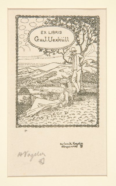 Bokplater av Heinrich Vogeler