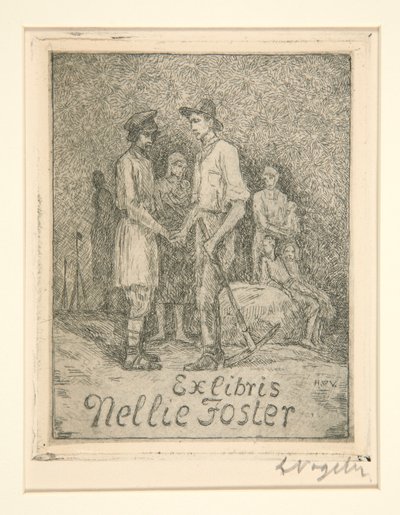 Bokplater av Heinrich Vogeler