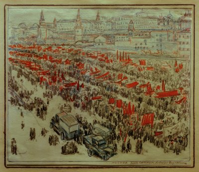 Moskva av Heinrich Vogeler