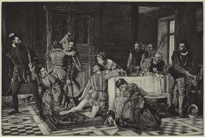 The Avenger of his Honor (fotogravyr) av Heinrich von Angeli
