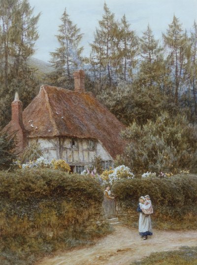 En hytte nær Haslemere av Helen Allingham
