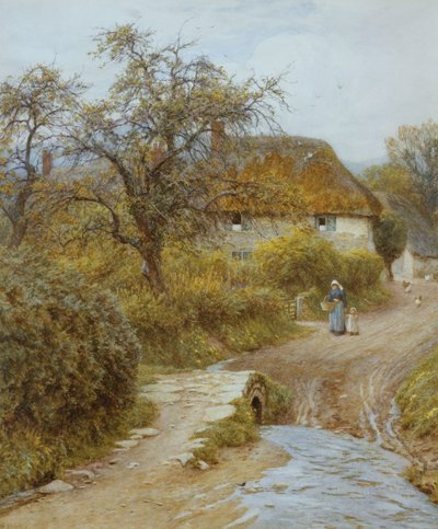 Hill Farm, Symondsbury, Dorset av Helen Allingham
