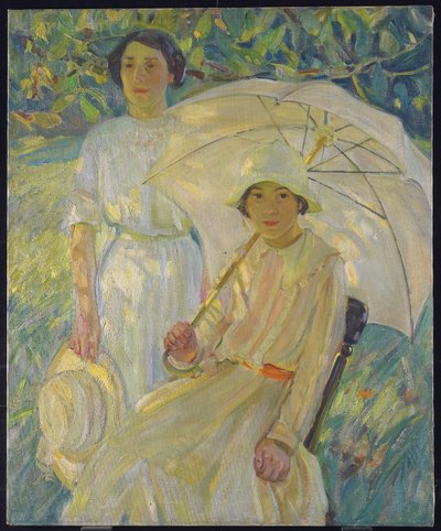 Hvit solskjerm #2, ca. 1912 av Helen Galloway McNicholl