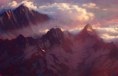 Alpine Dawn, 2019 av Helen White