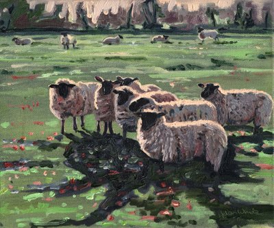 Nysgjerrig flokk I, 2009, av Helen White
