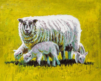 Sammen, 2009 (olje på lerret) av Helen White