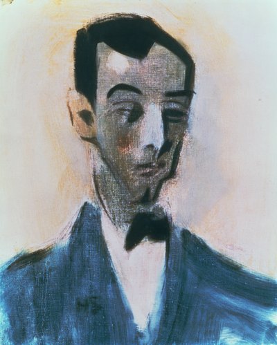 Portrett av Mans Schjerfbeck av Helene Schjerfbeck