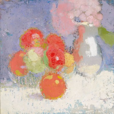 Røde epler, 1915. av Helene Schjerfbeck