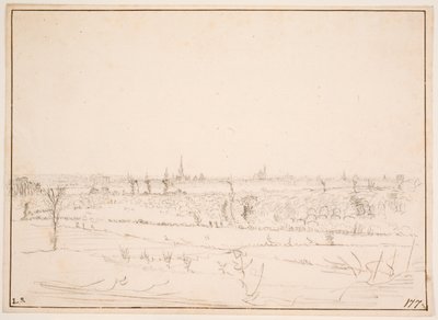 Landskap med utsikt over Bordeaux av Hem