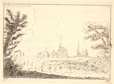 Prospekt av Notre-Dame-de-la-Mercicorde, Bordeaux av Hem