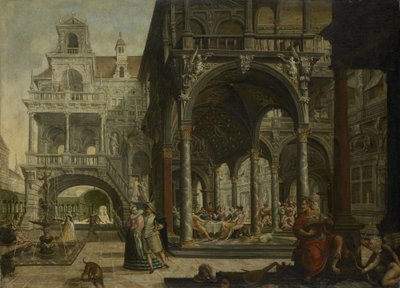 Imaginært renessansepalass av Hendrick Aerts