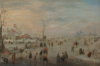 Nyter isen av Hendrick Avercamp