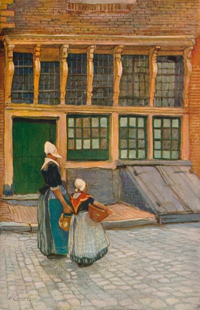 Retur fra Market, c1902 av Hendrick Cassiers
