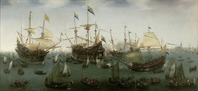 Returen til Amsterdam av den andre ekspedisjonen til Øst-India, 19. juli 1599 av Hendrick Cornelisz. Vroom