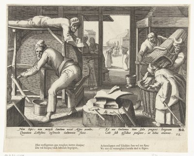Tungesliper av Hendrick Goltzius (attributed to workshop of)