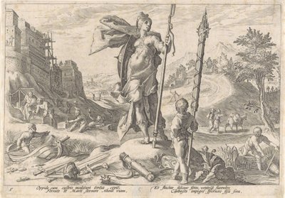 Bronsealderen Metamorphoses of Ovid (serietittel) av Hendrick Goltzius (workshop of)