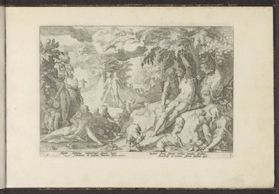 Gullalderen Ovids metamorfoser (serietittel) Gjenskapninger av P. Ovidius Naso (serietittel) av Hendrick Goltzius (workshop of)