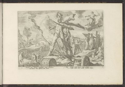 Jernalder Ovids metamorfoser (serietittel) Gjenskapninger av P. Ovidius Naso (serietittel) av Hendrick Goltzius (workshop of)