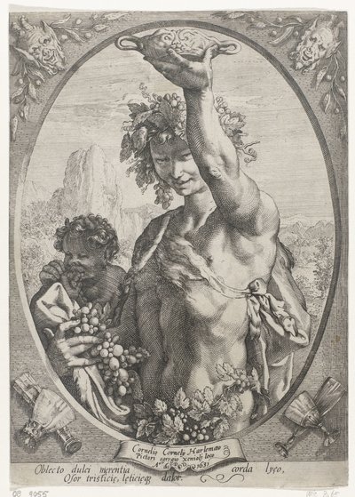 Bacchus av Hendrick Goltzius