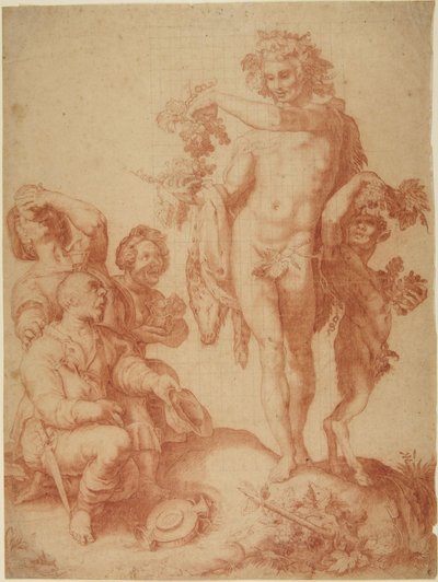 Bacchus av Hendrick Goltzius