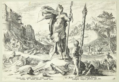 Bronsealderen av Hendrick Goltzius
