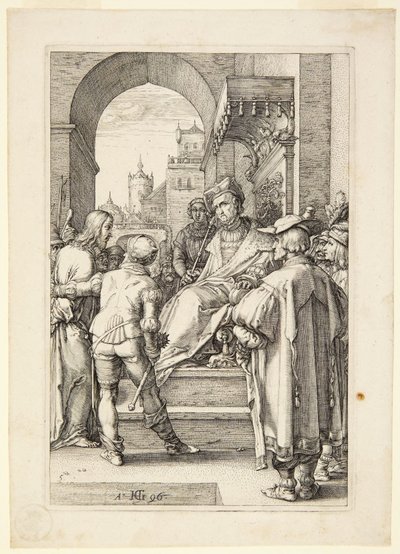 Kristus for Pilatus av Hendrick Goltzius