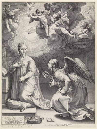 Bebudelsen av Hendrick Goltzius