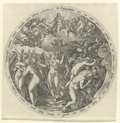 De velsignede er skilt fra de forbannede The Last Judgment (serietittel) av Hendrick Goltzius