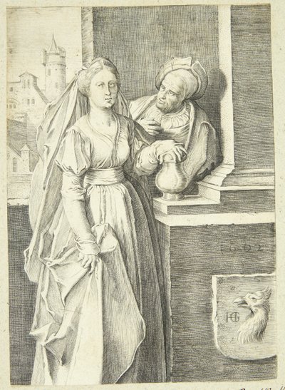 Det rare paret av Hendrick Goltzius