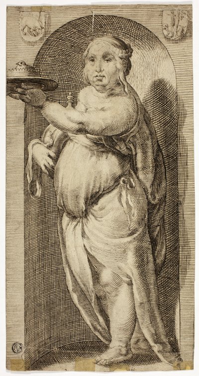 fråtsing av Hendrick Goltzius