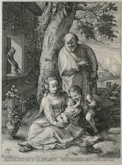 Hellig familie med døperen Johannes Mary