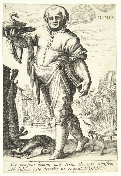 Ild (brann) av Hendrick Goltzius